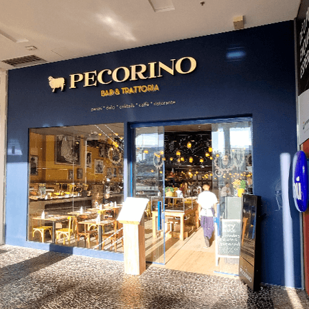 Imagem de interna da loja pecorino