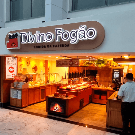 Logo da loja divino fogão