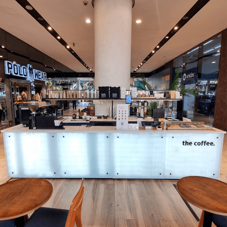 Logo da loja the coffee